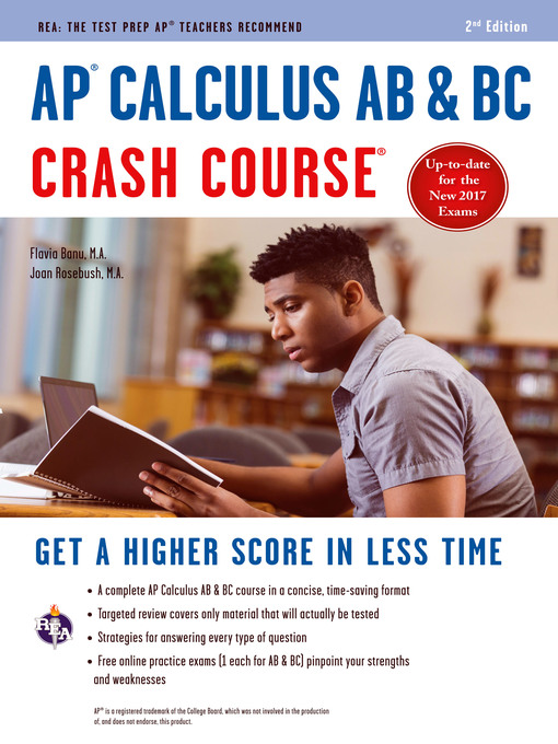 Title details for AP® Calculus AB & BC Crash Course, 2nd Ed.,  Book + Online by J. Rosebush - Wait list